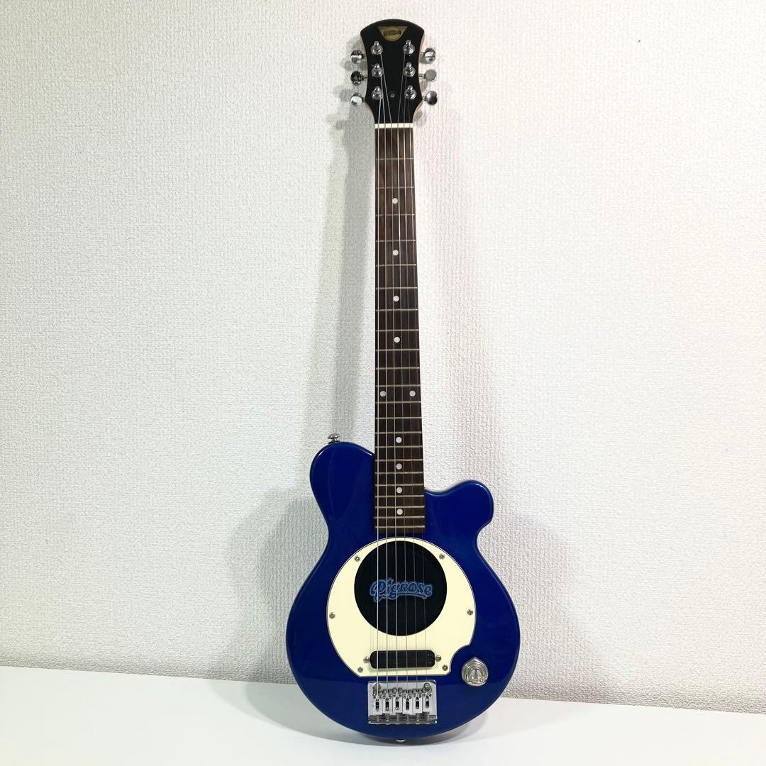 Pignose ピグノーズ PGG-200 ブルー アンプ内蔵 ミニギター