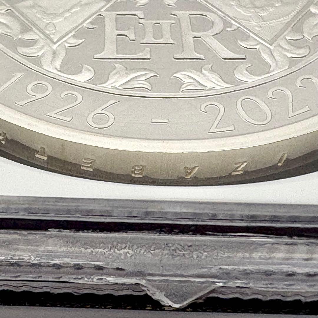 2022 イギリス エリザベス2世 追悼 5ポンド 銀貨 NGC PF69 UC