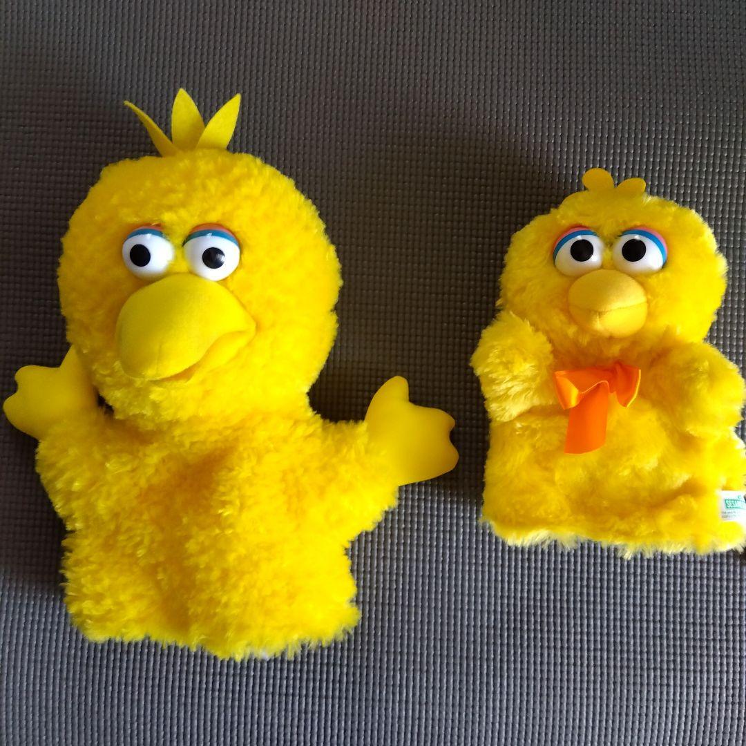 セサミストリートぬいぐるみ6体　内黄色バード2体はハンドパペット