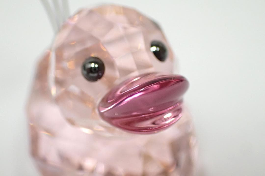 7/未使用品 スワロフスキー ハッピーダック オブジェ 置物 1143438