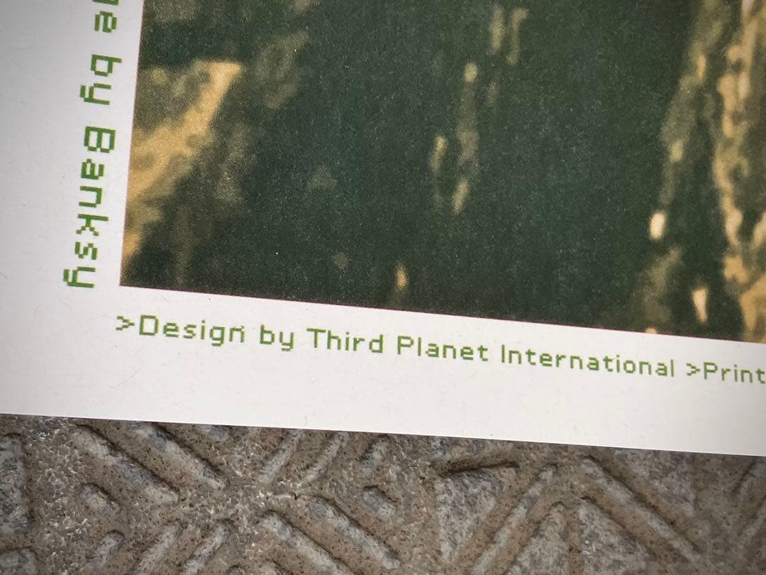 バンクシー ポスター banksy オリジナル box ホテル レア