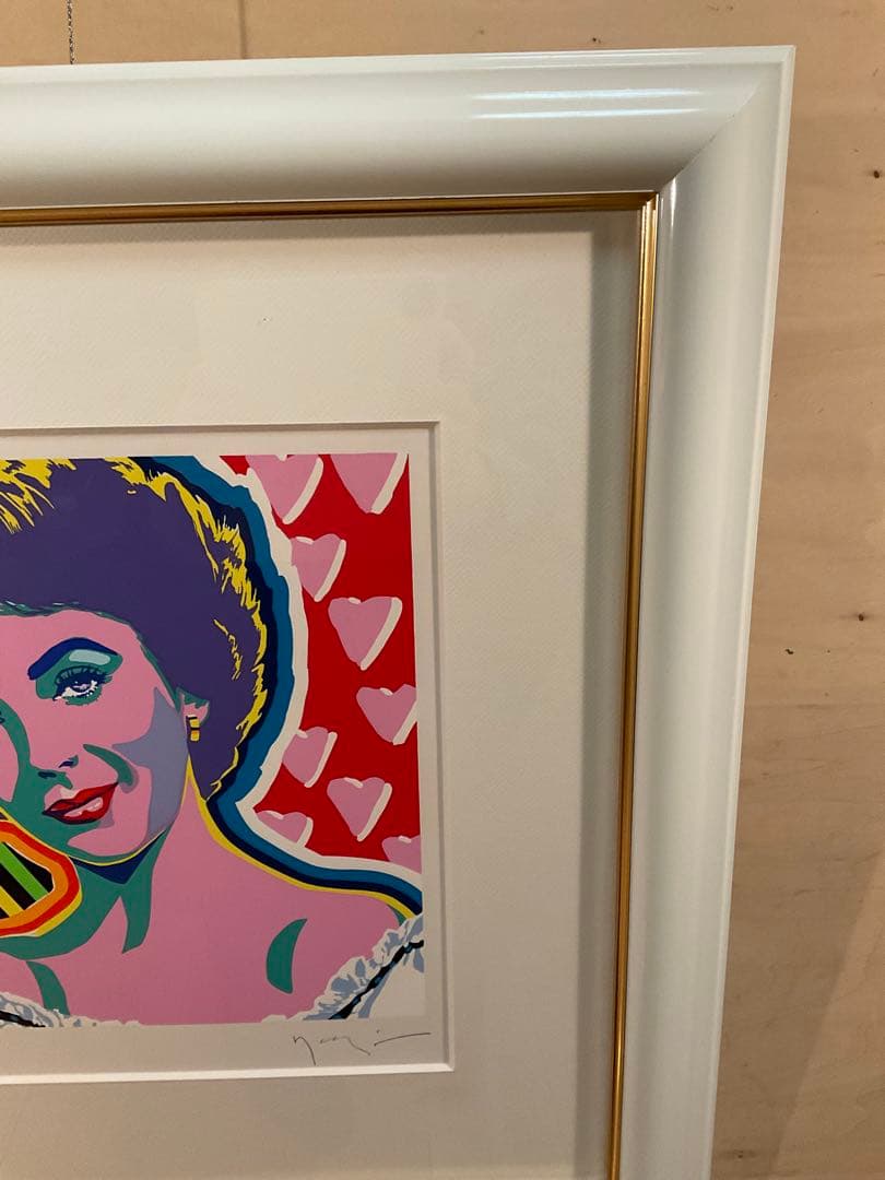 ヤマガタ　「エリザベス・テイラー」　シルクスクリーン　直筆サイン・エディション有