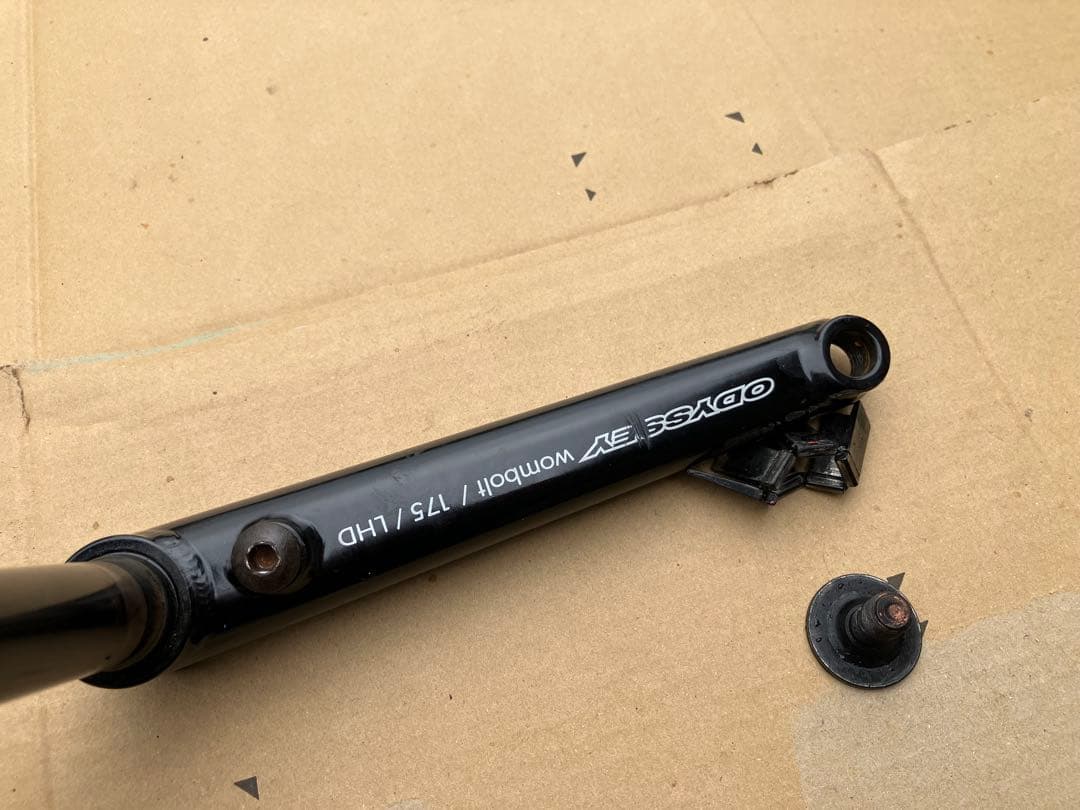 bmx ストリート　Odyssey クロモリクランク　LHD