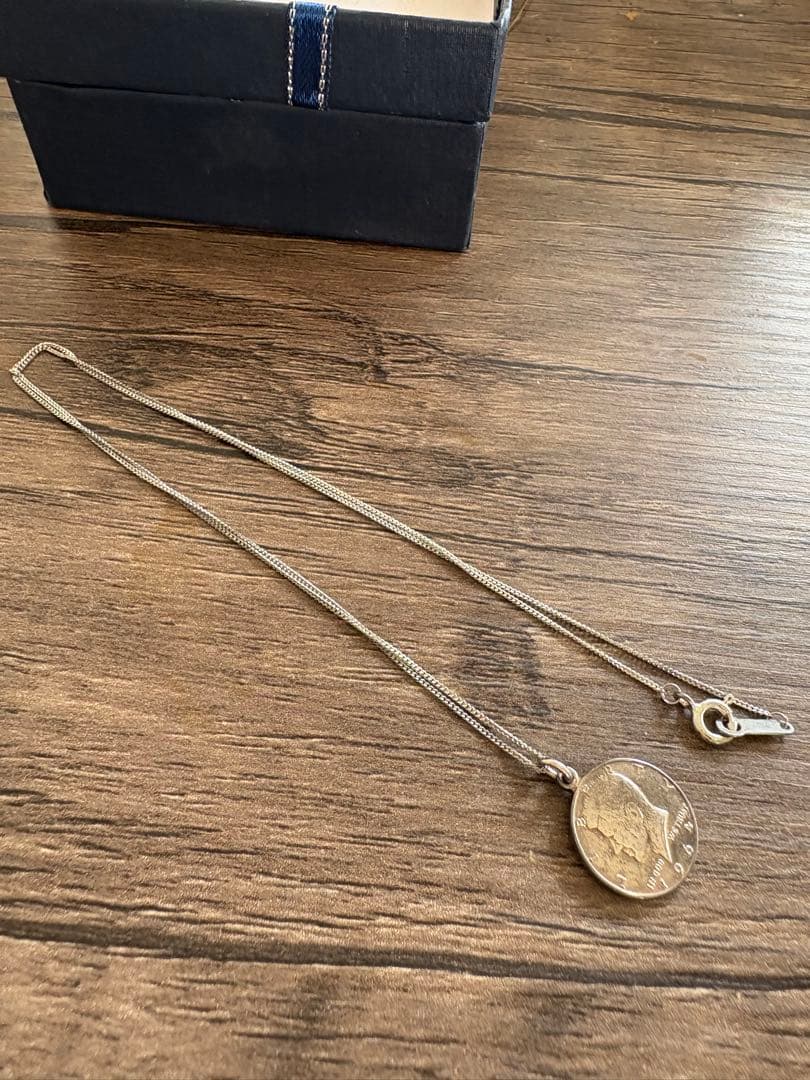 今だけ　希少　ケネディ大統1964の純銀ネックレスUSA