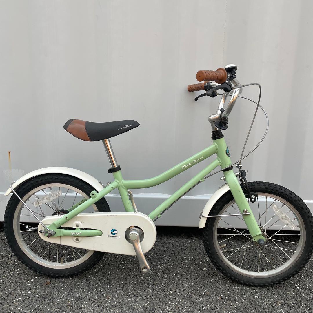 子供用自転車 16インチ asson K16 身長99-115cm 補助輪なし