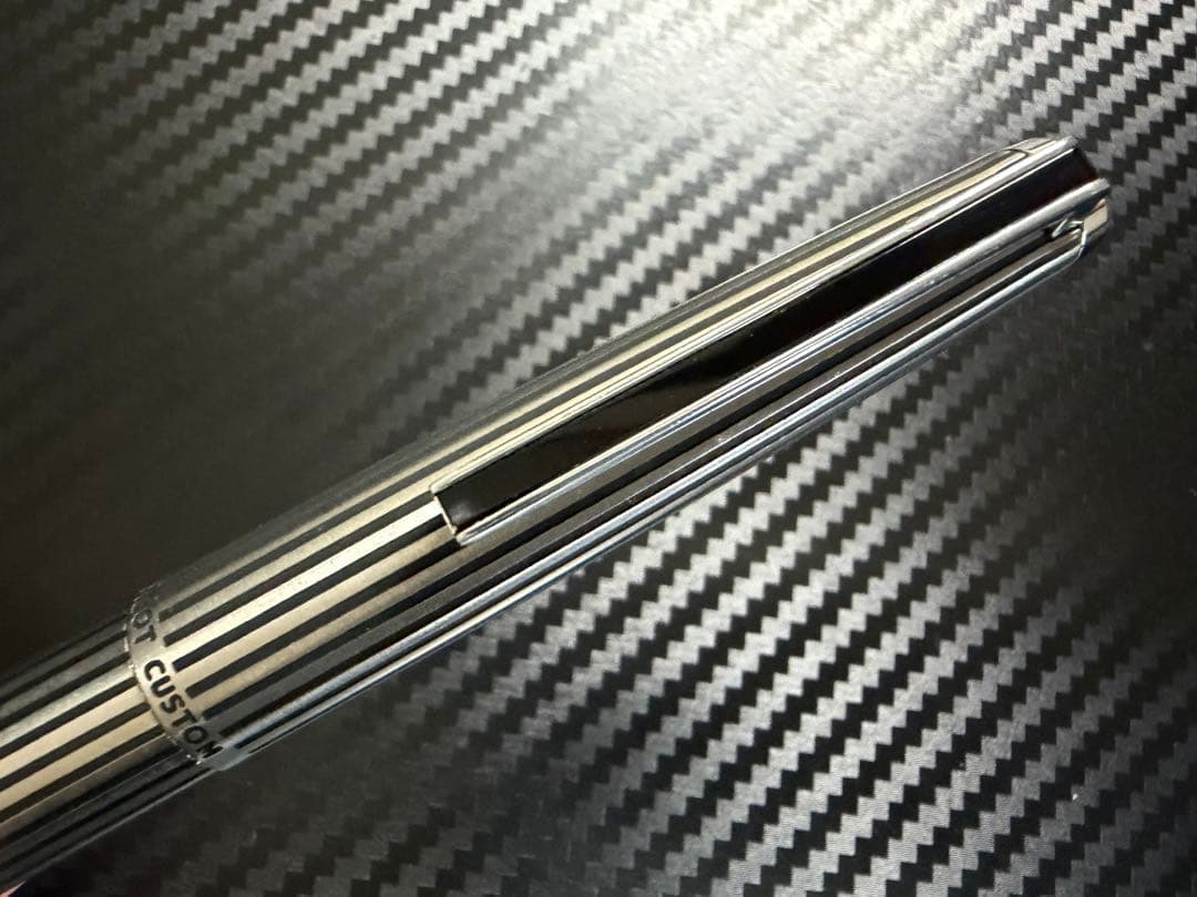 未使用に近い パイロット カスタム ストライプ M 中字 万年筆