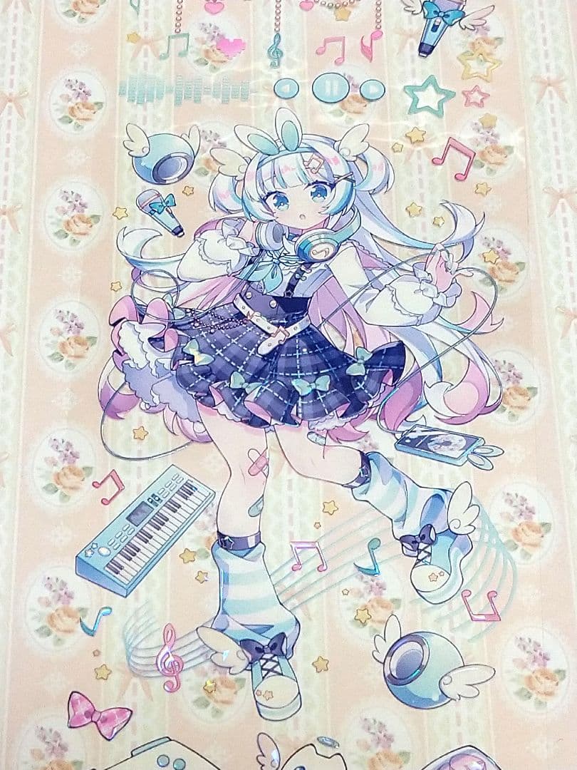 J1005＃水色蕾裙(贝壳光)Shine切り売り海外人物マステ女の子