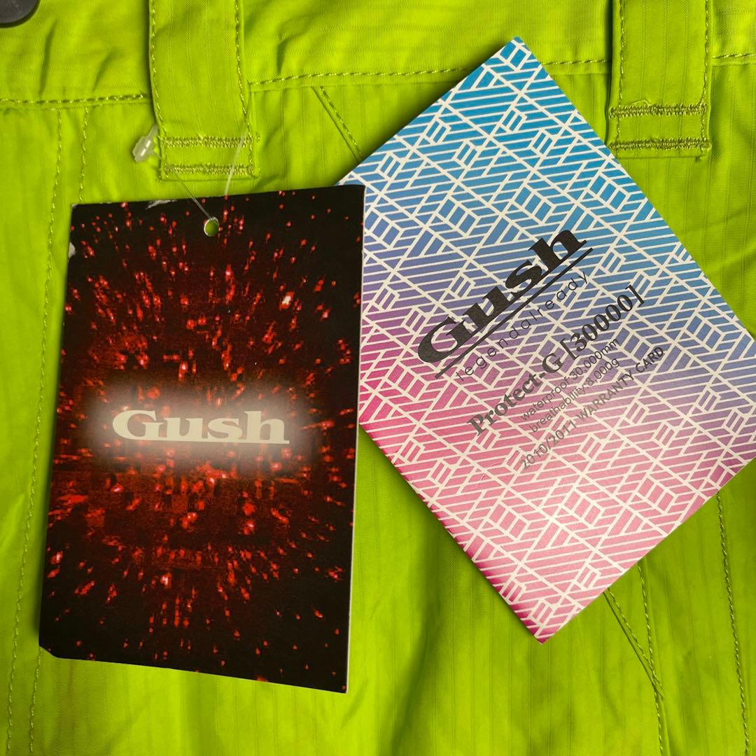未使用品 ガッシュ GUSH スノーボード ウェア パンツ ライトグリーン XL