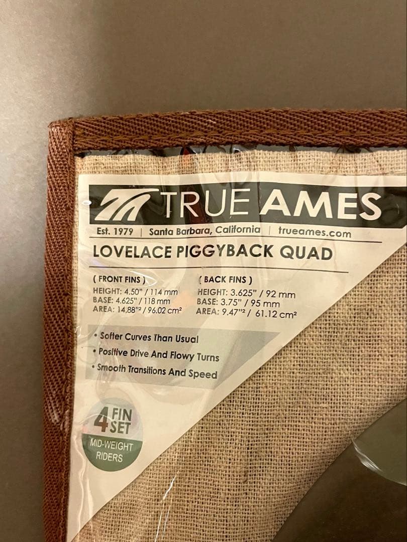 サーフィン・ボディボード TrueAmes LOVELACE PIGGYBACK QUAD