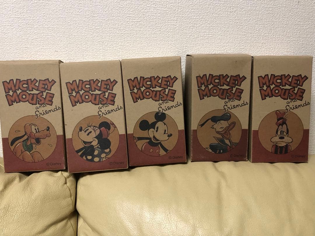 ヤングエポックディズニーレトロフィギュア　スクイーズ　5体セット