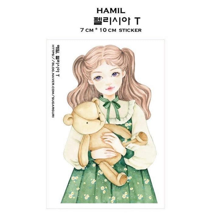 No.8【送料別】hamil ハミル ステッカー 7枚セット