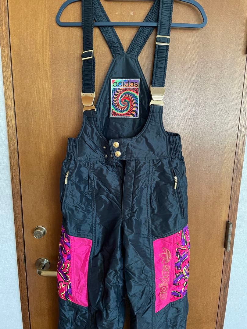 アディダスadidasレトロスキーウェア80年代メンズL