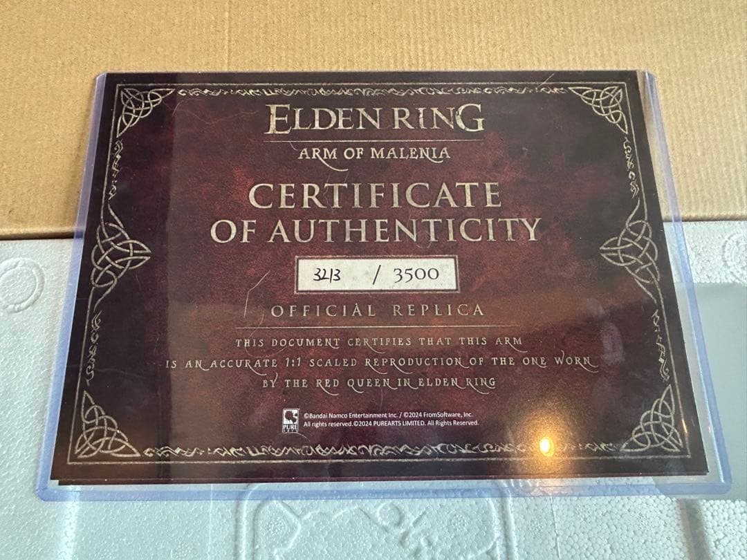 ピュアアーツ ELDEN RING ARM OF MALENIA マレニアの義手