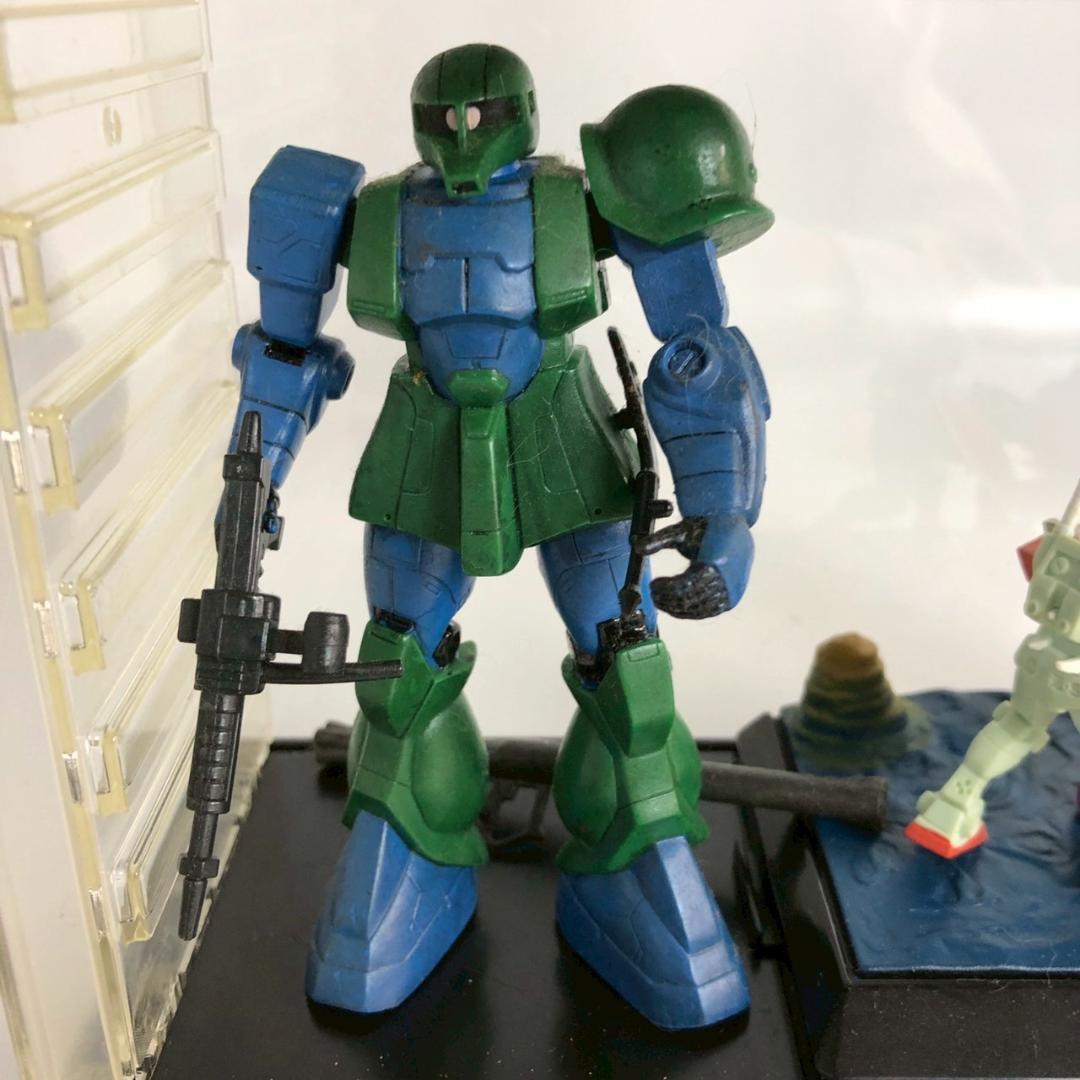 コレクションケース付き ゴジラ＆ガンダム系 フィギュアまとめ売り ジオラマ風