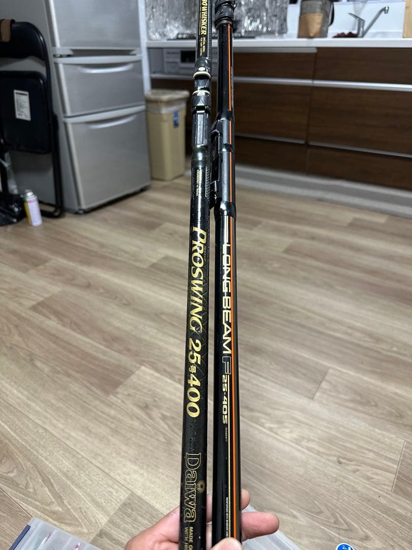 ロッド Daiwa PROSWING 25-400 & CARBON WHISKER