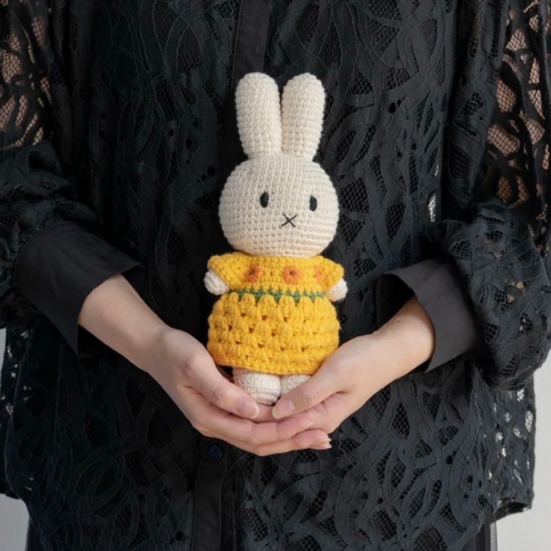 ミッフィー絵画シリーズあみぐるみ　ぬいぐるみ3体セット　ジャストダッチ新品未使用