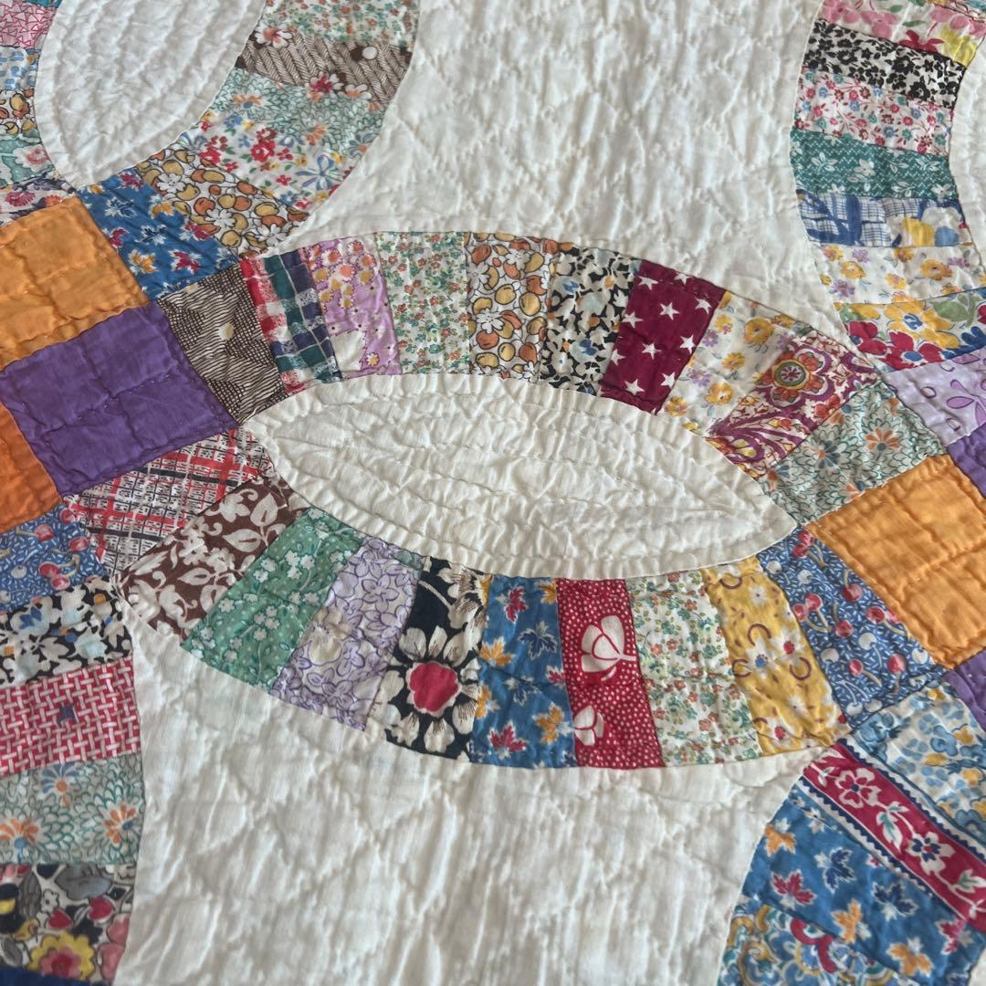 アンティークキルト✴︎ウェディングキルト8の字