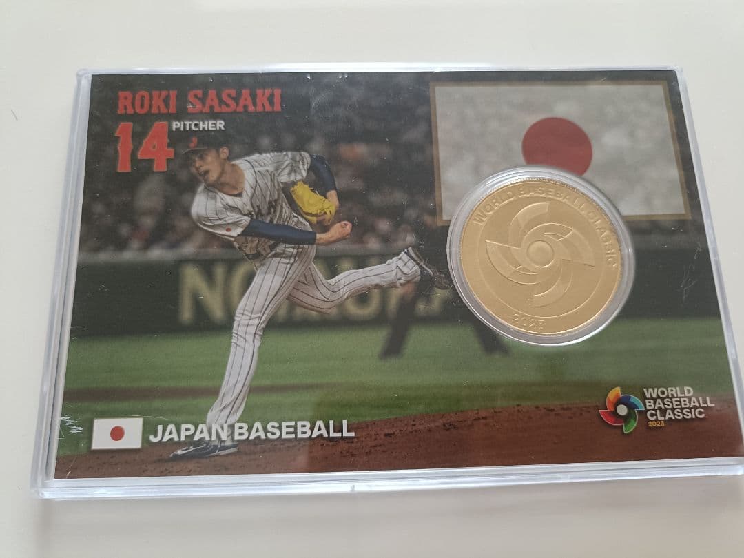 佐々木朗希 WBC カード ドジャース　郵便局　日本代表