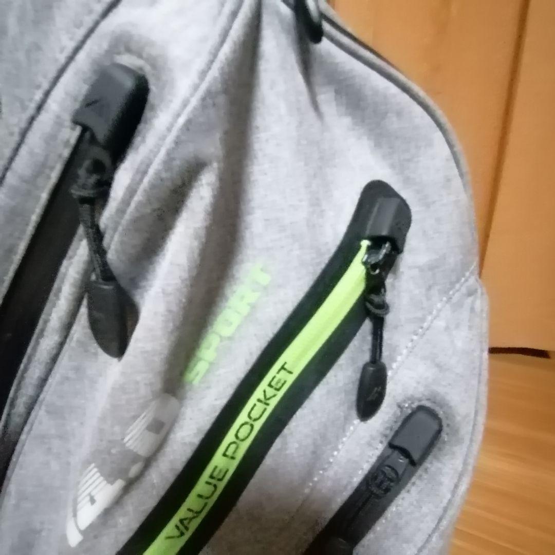 【mocost2000】 BIG MAX キャディバッグ グレー/グリーン