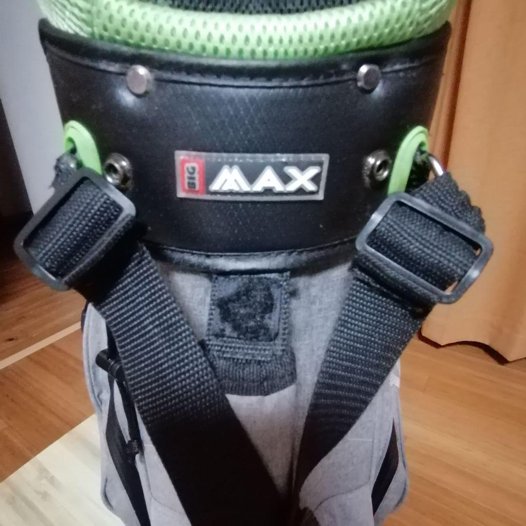 【mocost2000】 BIG MAX キャディバッグ グレー/グリーン