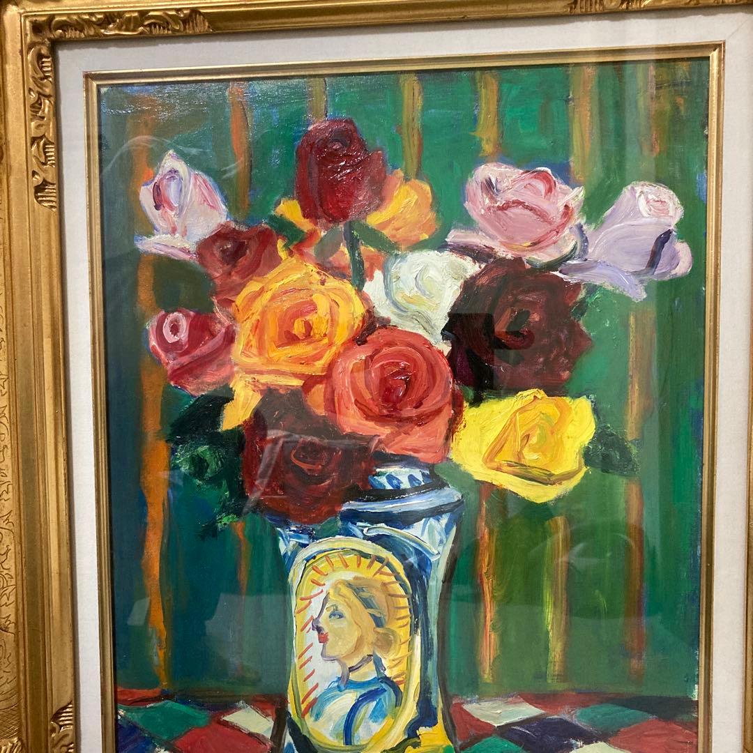 朝比野文雄　10号薔薇