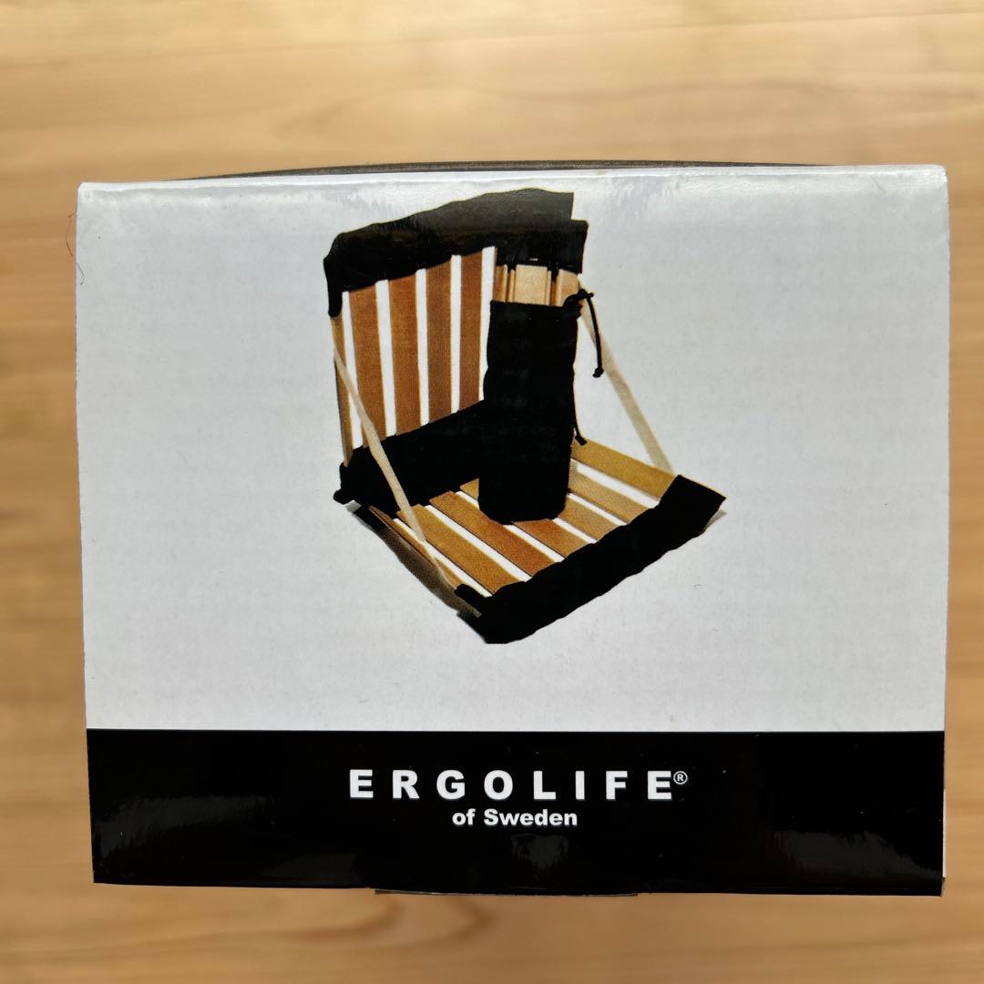 【未使用・箱付き】ERGOlife stol エルゴライフ 折りたたみ式チェア