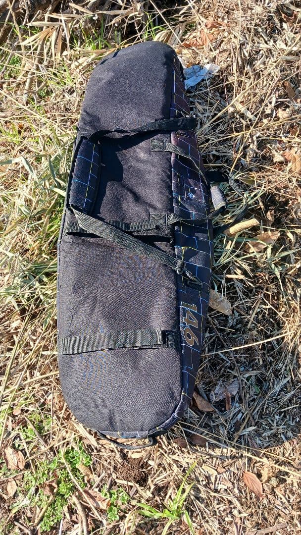 スノーボードとブーツセット　バートンのボードケース付き