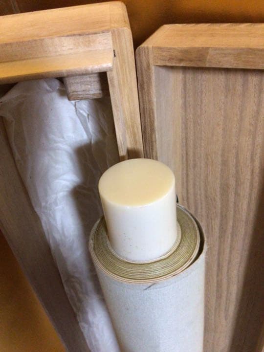 掛け軸　美人画　木箱付き