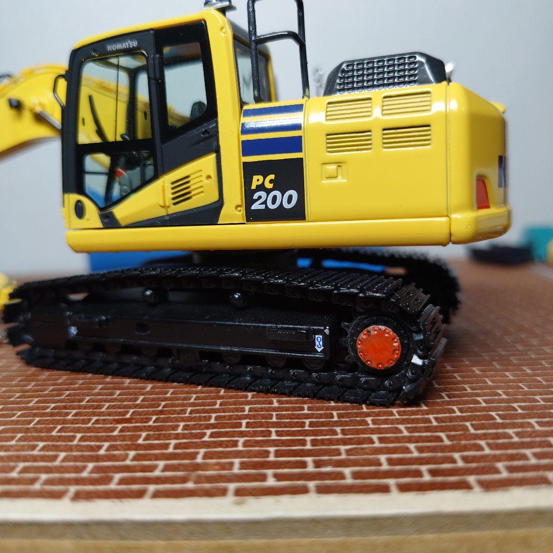 KOMATSU PC200 クレーン仕様機(1/50) コマツ 現地改修カスタム