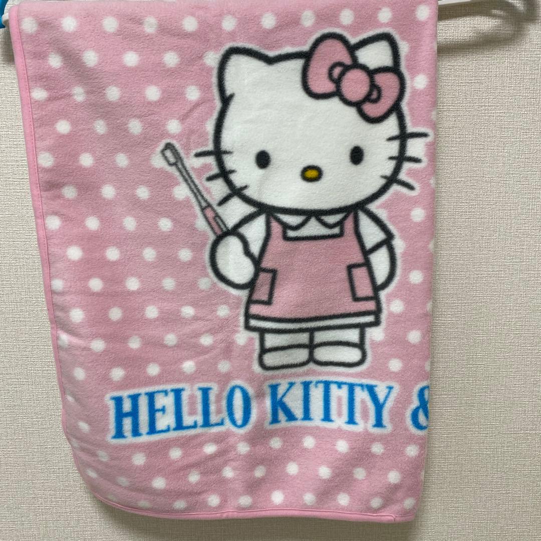 希少　未使用　キティ 非売品　平成レトロ　レア　ブランケット　膝掛け　オリジナル