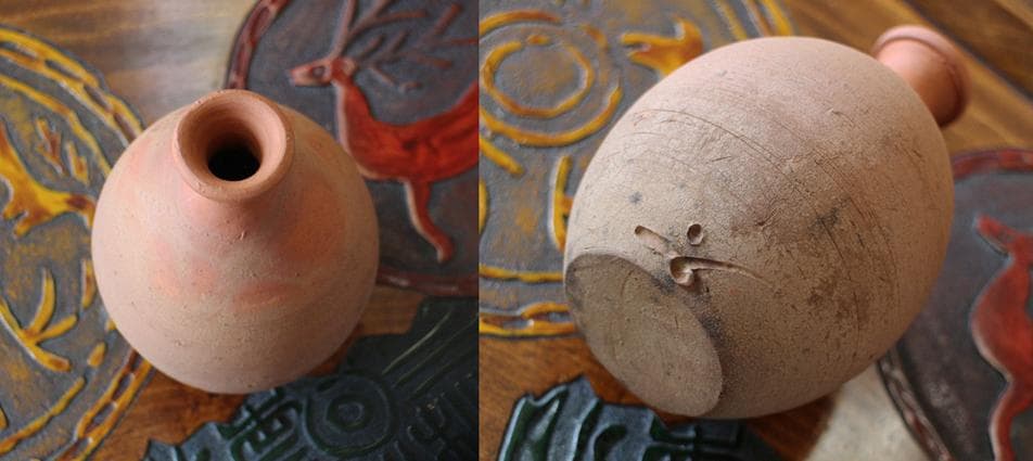 人間国宝 藤原啓 備前焼とっくり 昭和59年追悼展 徳利 酒器 ビンテージ陶磁器