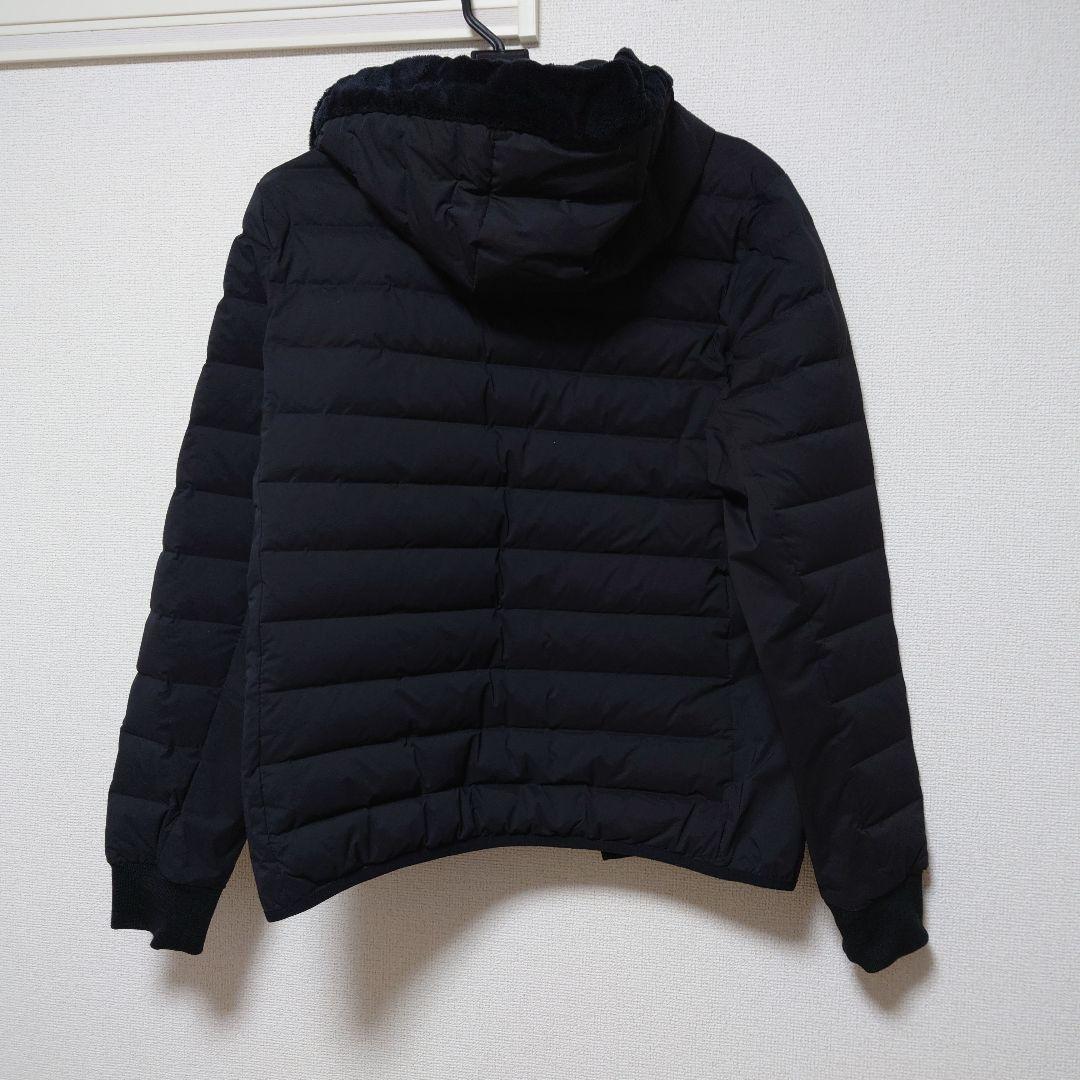 new balance ゴルフ　フード付きダウンジャケット ブラック