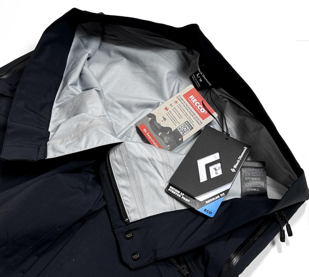 新品 ブラックダイヤモンド リーコン LT ストレッチスノーパンツ US:L