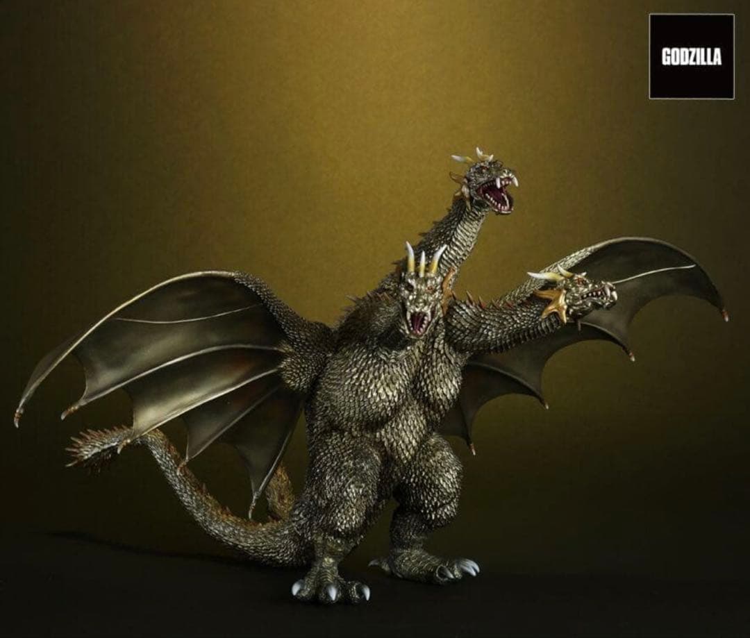 エクスプラス　東宝大怪獣シリーズ　キングギドラ(2001) 激闘カラーVer.