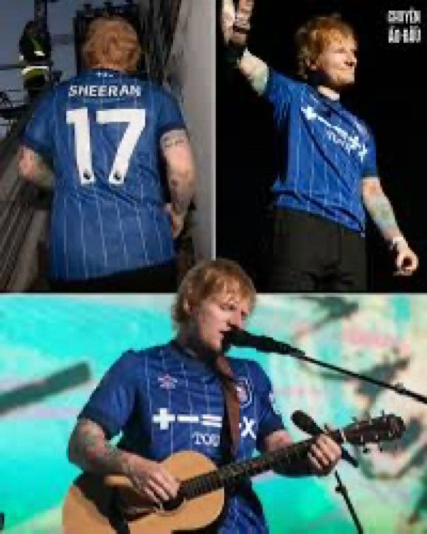 【超レア】ED SHEERAN(エドシーラン)×IPSWICH 公式ユニフォーム