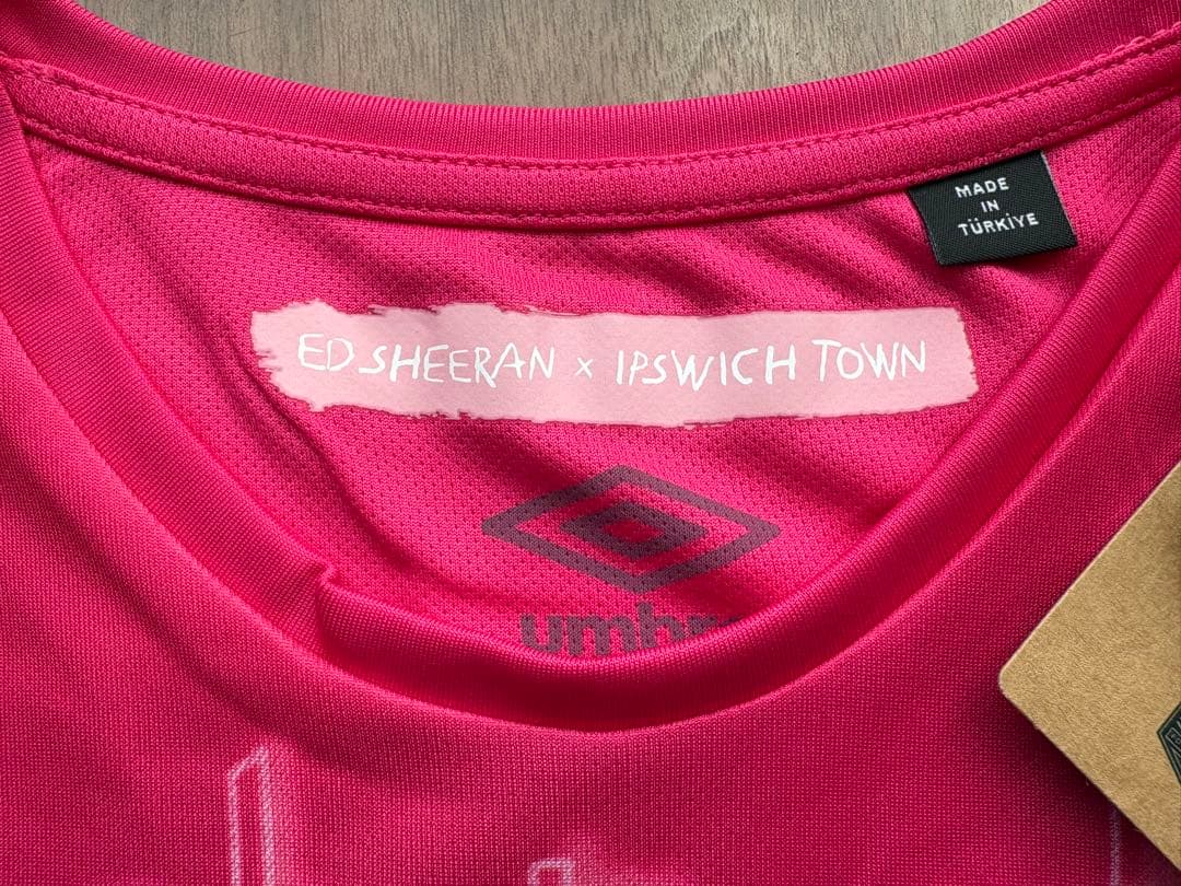 【超レア】ED SHEERAN(エドシーラン)×IPSWICH 公式ユニフォーム