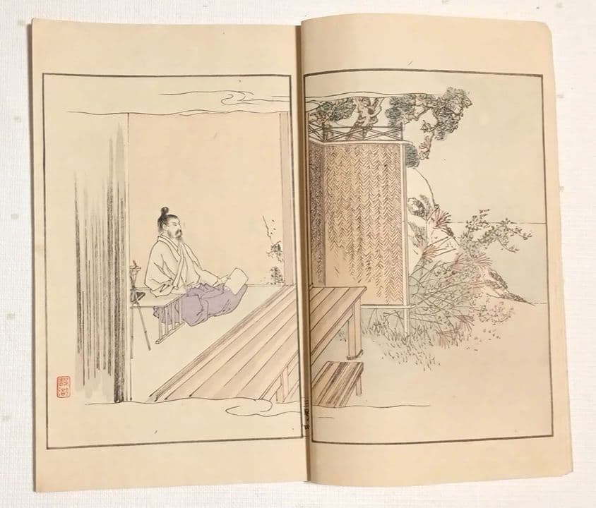 多色刷り木版画本日本歴史画報第三号編輯者松本楓湖明治25年大倉書店出版