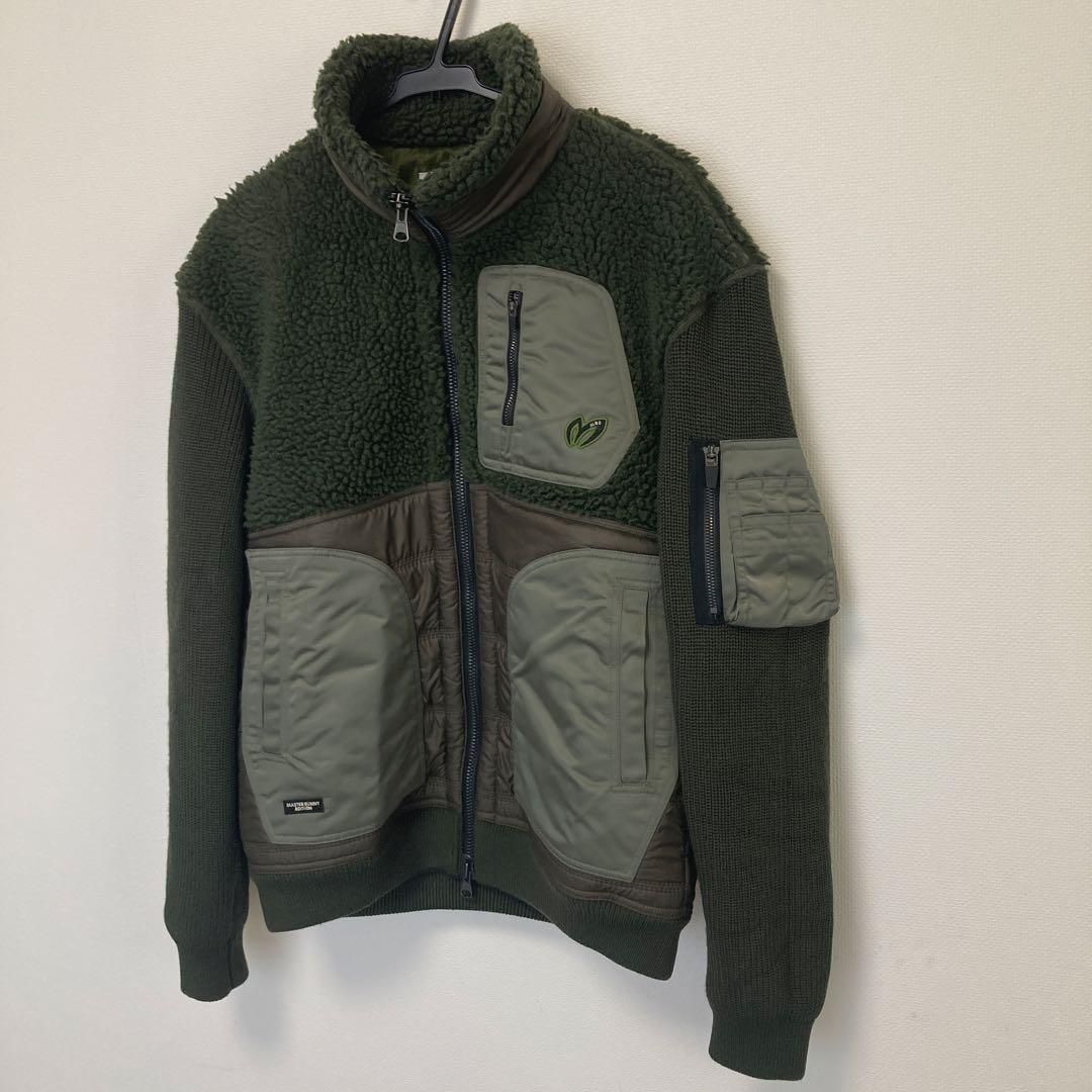 美品！MASTER BUNNY EDITION ボアブルゾン　カーキ　M