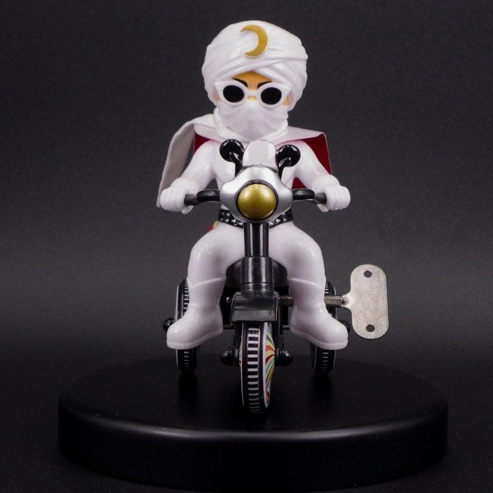 走る三輪車！月光仮面☆元祖昭和ヒーロー ソフビ 蓄光【Kaiju One】新品