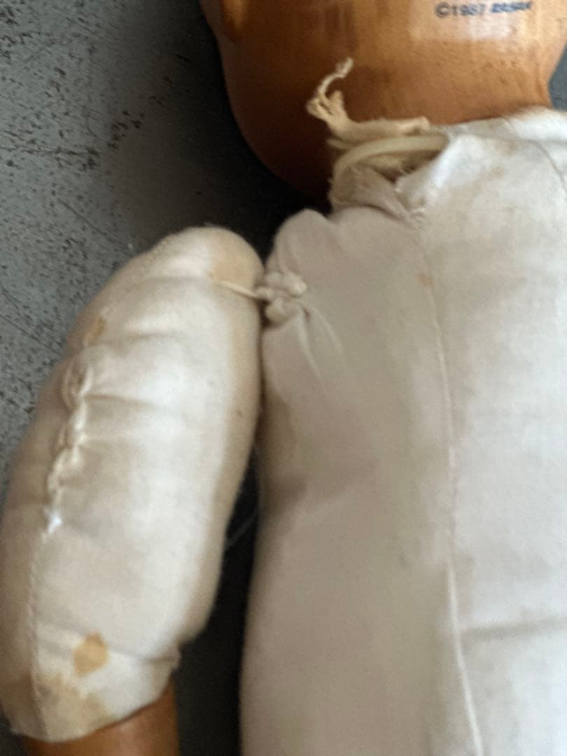 瞬間的お値下げ❣️アンティーク 木製人形 青い目