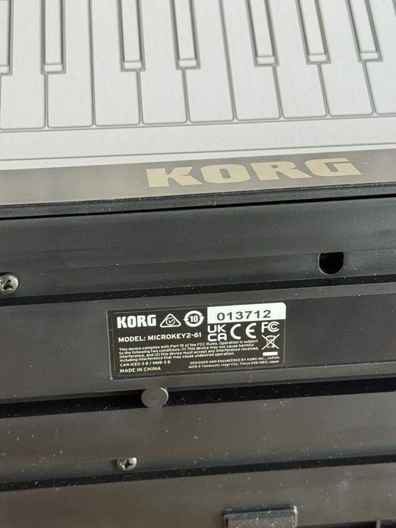 KORG microKEY2-61 61鍵盤キーボード