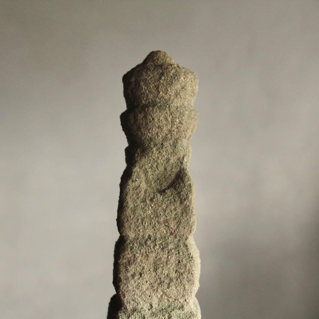 古い 一石五輪塔 古美術 仏教美術 古道具 アンティーク No.2 オブジェ