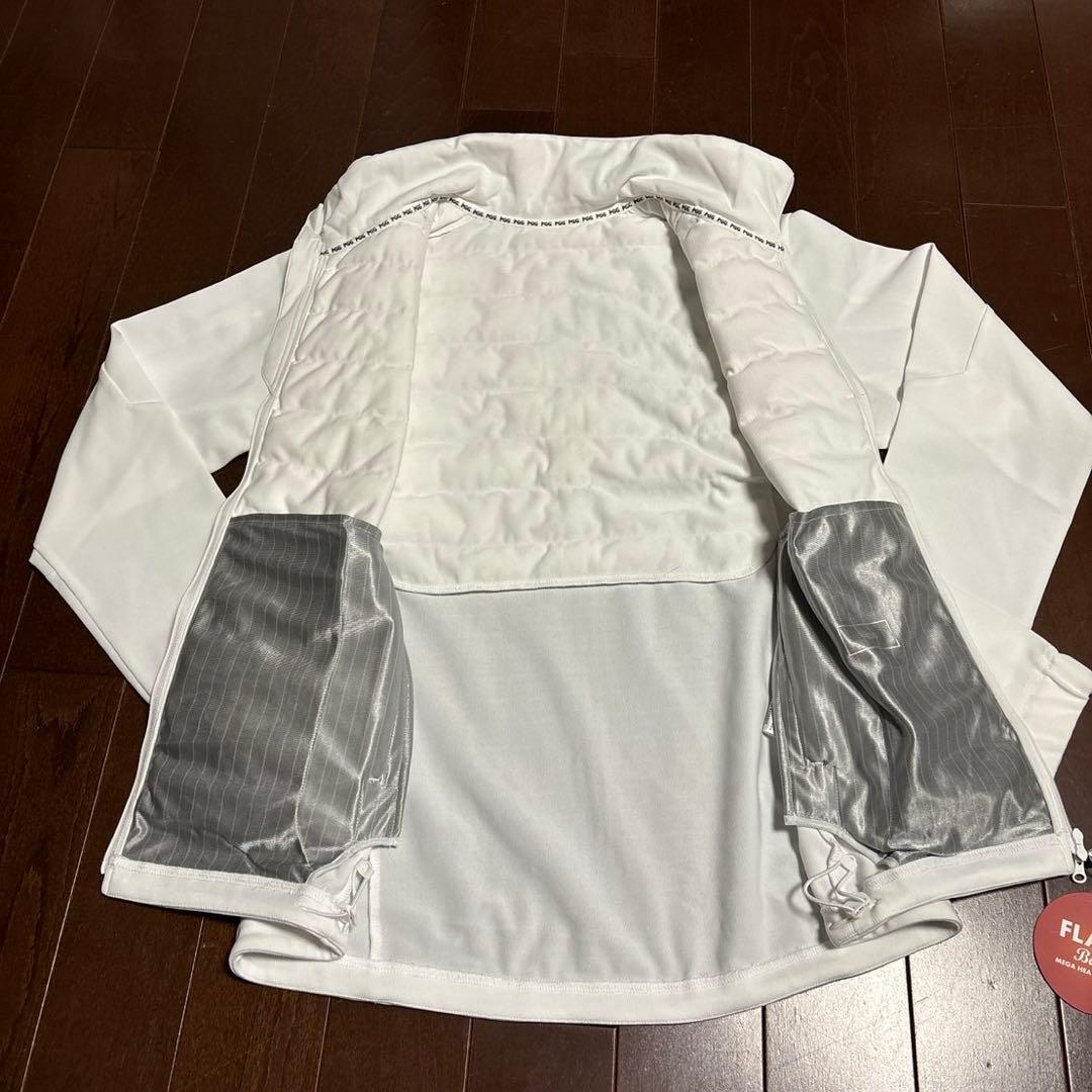 PGGアモッサ×N yメカニカルストレッチタフタホワイトジャケットサイズ5