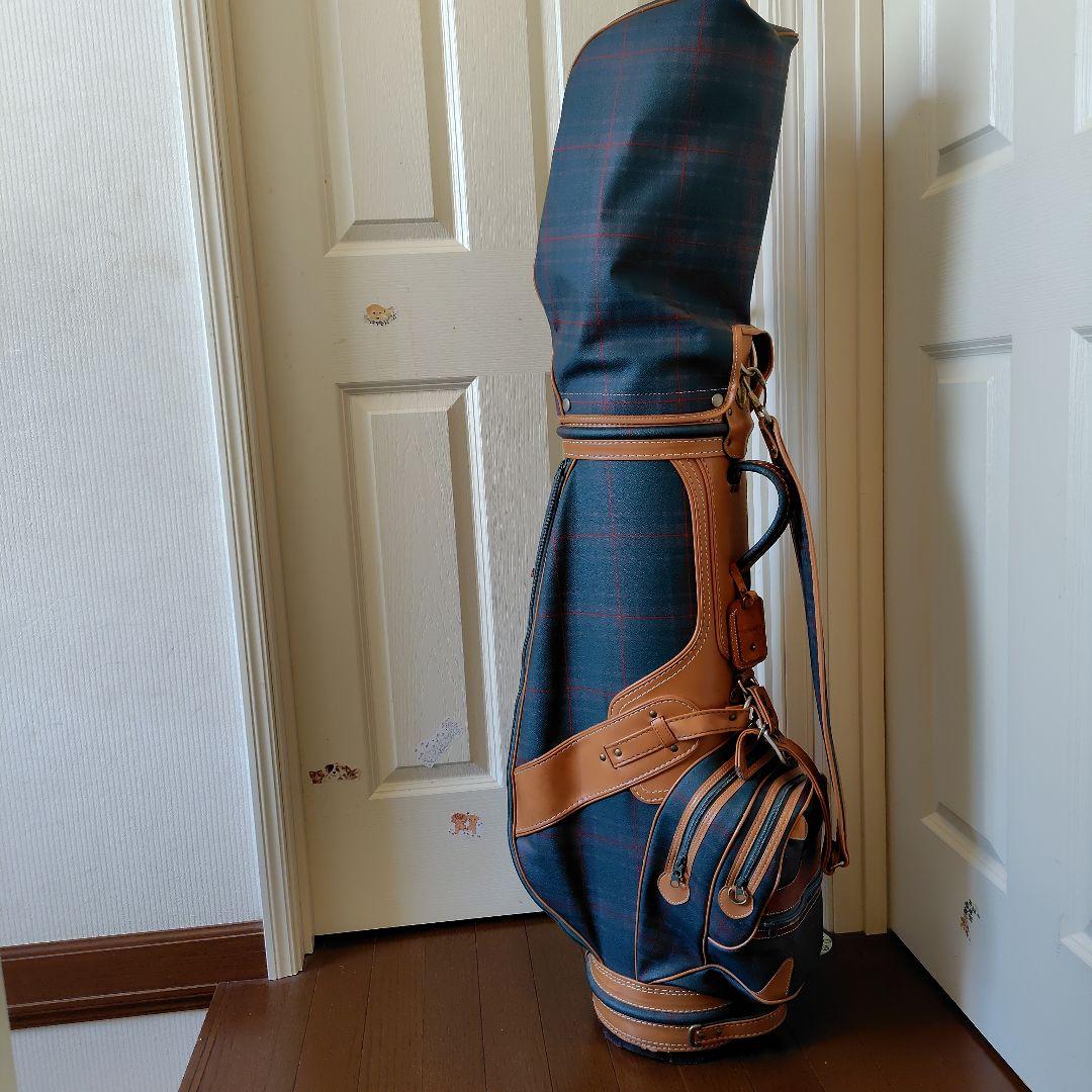 TRUSSARDI チェック柄キャディバッグ（女性·子供向き）＋クラブ13本＋α