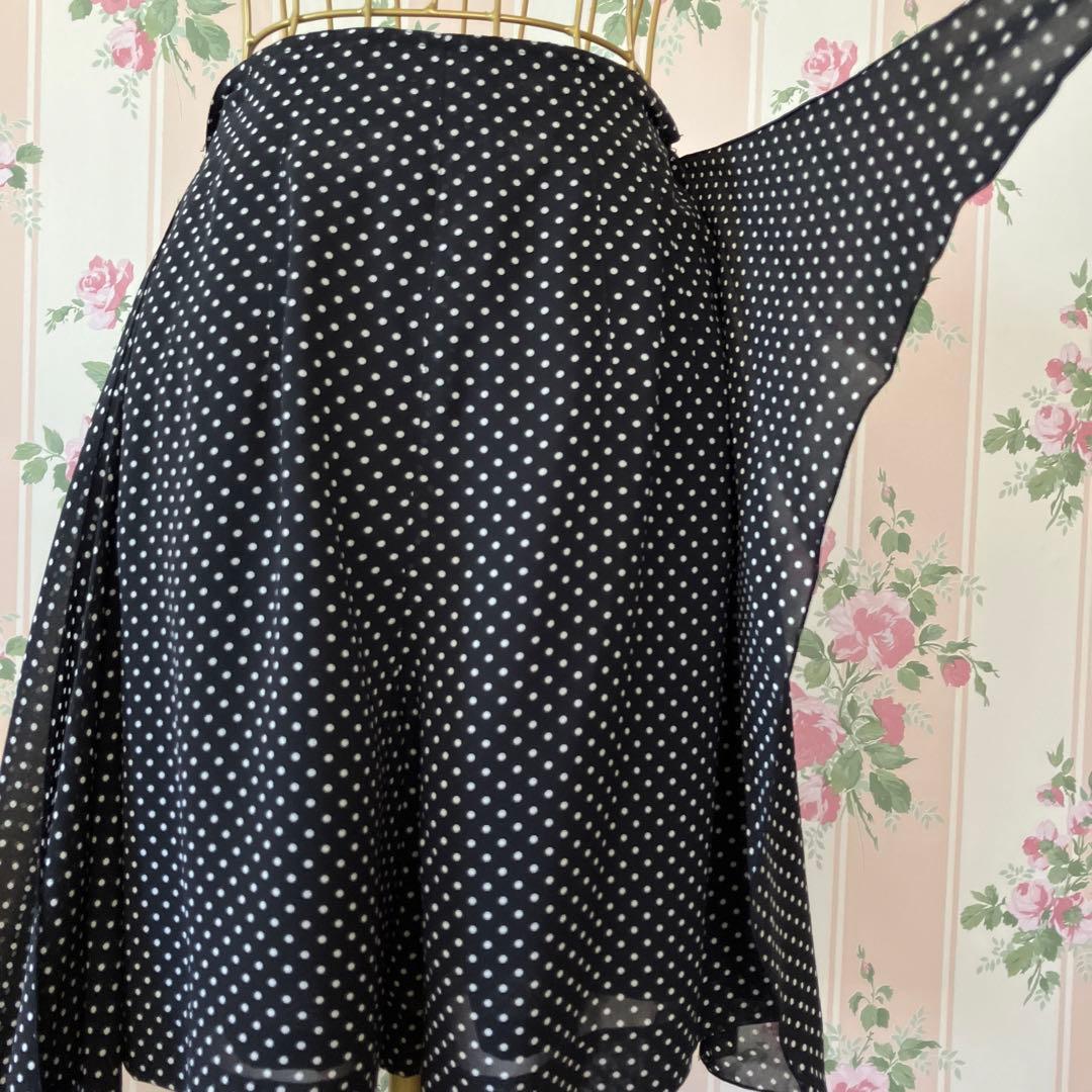 【バレンザ・ポー】　美品　ゴルフウェア　ブルゾン＆キュロットスカート　透け感