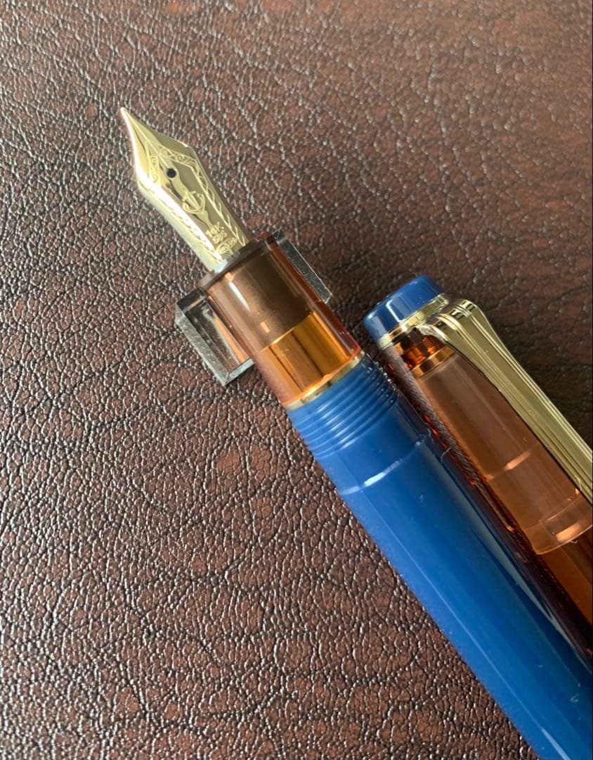 海外限定セーラー万年筆 プロギアスリム 万葉シリーズ#3 柿 MF