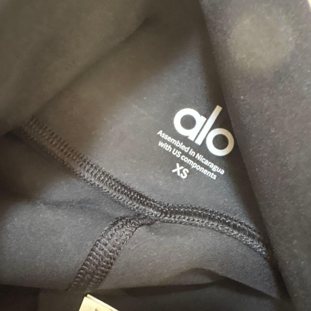 alo7/8 HIGH-WAIST AIRLIFT LEGGING XSブラック