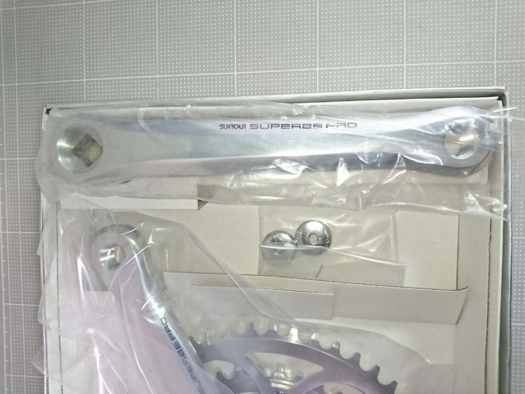 【新品】サンツアー SUPERBE PRO クランク 最終型