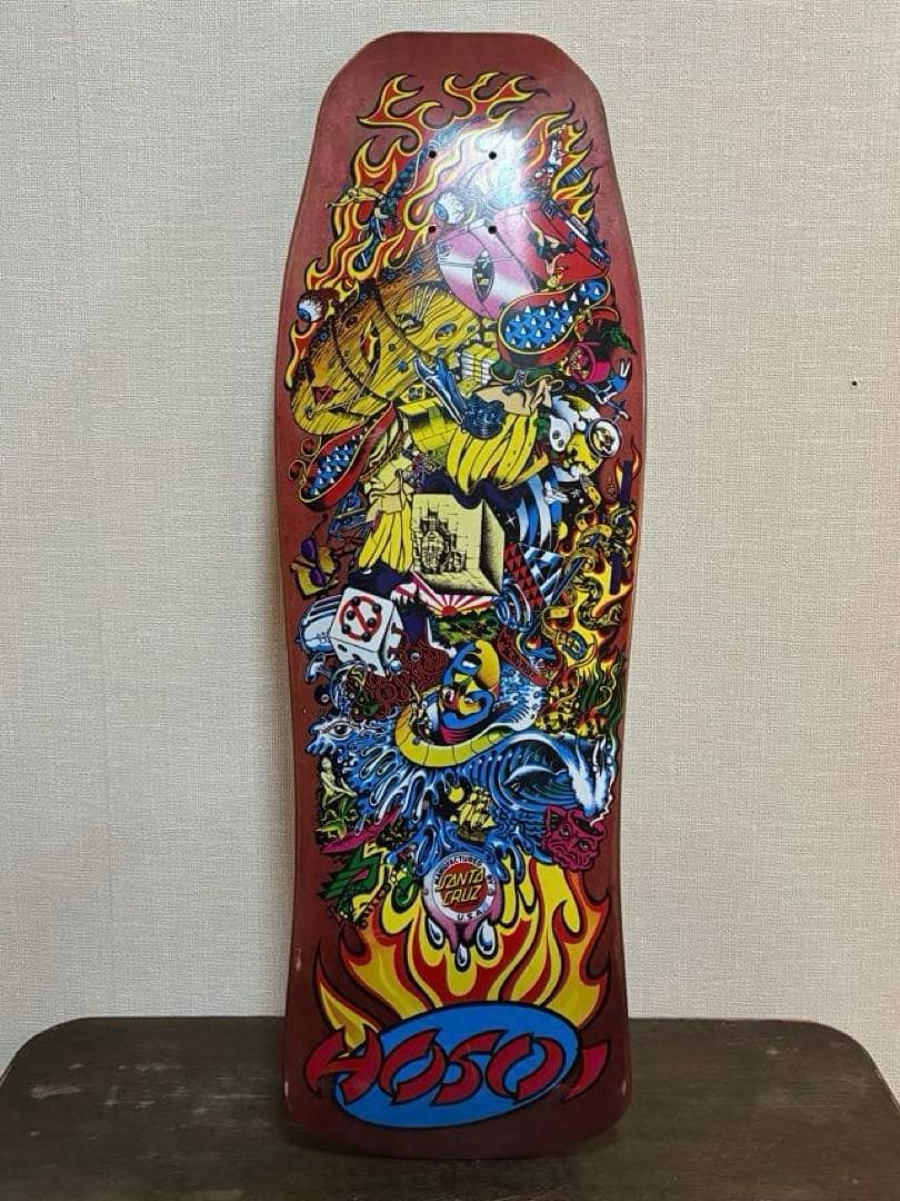 Santa cruz × Christian Hosoi スケートボードデッキ
