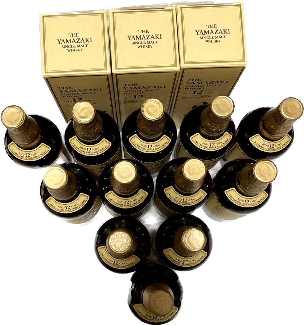 ★旧ラベル★サントリーウイスキー山崎12年700ml シングルモルトレア12本